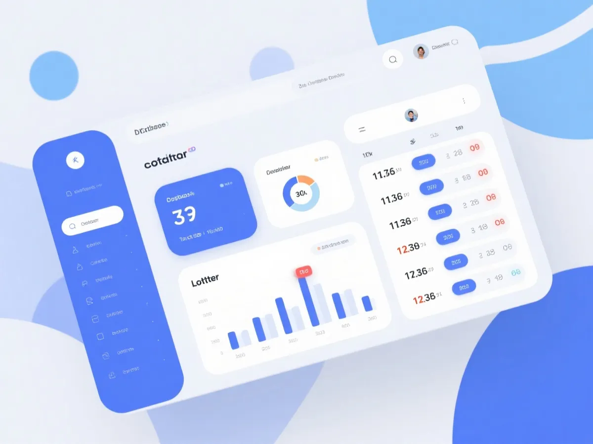开奖信息展示示意图